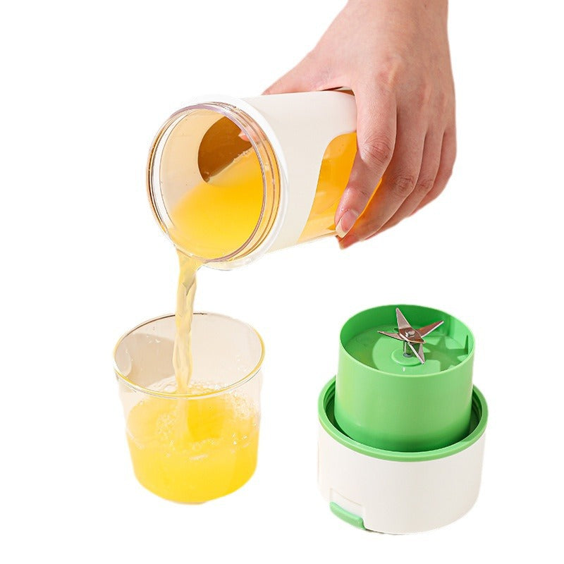Portable USB Rechargeable Electric Juicer Blender – Wireless Citrus Orange Juicer, Mini Fruit Mixer & Ice Crushing Food Processor Cup