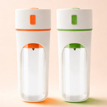 Portable USB Rechargeable Electric Juicer Blender – Wireless Citrus Orange Juicer, Mini Fruit Mixer & Ice Crushing Food Processor Cup